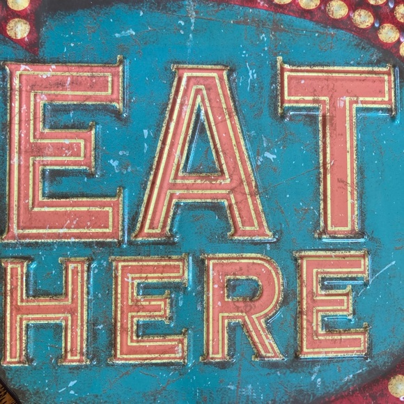 Vintage style metal wall sign - Picture 2 of 4